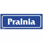 TABLICZKA OSTRZEGAWCZA / PRALNIA FOLIA SAMOPRZYLEPNA