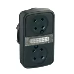Harmony XB5 Główka przycisku podwójnego płaski/płaski bez wkładek LED plastikowa