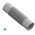 ZCL / Złączka Elastyczna PVC-U Szara 50 (20 szt/op.)