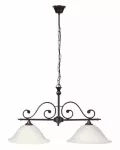 7777 Żyrandol Dorothea E27/2x40W 2-ramienny czarny 230V, 50Hz