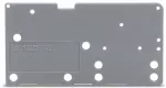 Ścianka końcowa do montażu zatrzaskowego gr. 1,5 mm, niebieska 742-450