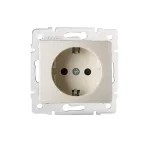 DOMO 01-1240-103 kr Gniazdo zasilające pojedyncze Schuko ochrona styków