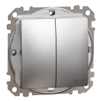 Łącznik świeznikowy IP44, Sedna Design & Elements, szczotkowane aluminium