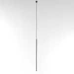 NER 350 wisząca max. 1x2,5W, G9, 230V, przewód czarny, kolor srebra (gładki mat)