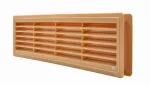 Kratka drzwiowa 115x430 mm beżowa
