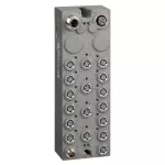 Modicon TM7, moduł rozszerzeń We/Wy cyfrowych, 0...8 wejść typu sink, 0...8 wyjść tranzystorowych PNP, 0.5 A złącza M8