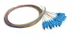 Pigtail SC/UPC SM 1,5m 12-kolorowy LSZH G.657A1, 0,9mm Easy Strip