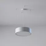 ABA PRO 440 wisząca LED 16W/2962lm/830/TD, 230V, srebrny aluminiowy (mat struktura) RAL 9006