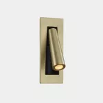 Reading lights Gamma SR Recessed LED 3.2W LED warm-white 2700K ON-OFF Matte gold 137lm 05-8397-DN-DN