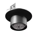 PIXO T2Ahd wpust stropowy 1x50W, GU10, 230V, czarny głęboki (mat struktura) RAL 9005