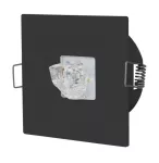 Oprawa LOVATO P ECO LED 1W 120lm (opt. asym.) 1h jednozadaniowa czarna