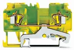 2-przewodowa złączka PE 4 mm², żółto-zielona 880-907/999-940