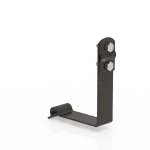 [LA 7016] Uchwyt pod dachówkę z zamkiem Piano H-150mm