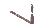 [LA 8017] Uchwyt pod dachówkę z zaczepem skręcony L-415mm; H-100mm