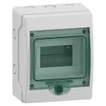 Obudowa natynkowa, Mini Mureva (dawna Kaedra), IP65 mmRV-1-6-NT-T drzwi transparentne 1 rząd 6 modułów/rząd