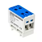 ZŁĄCZKA SZYNOWA JEDNOPOLOWA ZGX 2x16 MM2 NIEBIESKA (Al/Cu)