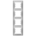 Sedna, ramka 4-krotna pionowa, aluminium