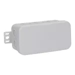 E126 - Puszka odgałęźna naścienna, szara IP54 85 x 44 x 40 mm