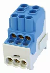 SDB 100 Blok rozdzielczy - dystrybucyjny Al/Cu 80010 SIMBLOCK niebieski