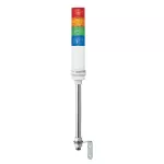 Harmony XVC Kolumna świetlna z buczykiem Ø60 4 elementy światło ciągłe/migające LED 24V