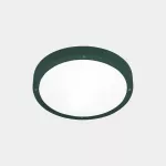 Ceiling fixture IP66 Basic ø260mm LED 13.5W SW 2700-3200-4000K ON-OFF Fir green 1396lm 15-E049-E3-EH