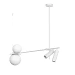 DUO wisząca max.2x5W, G9, 230V + SLM PremiumWhite, L09, 2x1190lm/24D/940, 230V, biały sygnałowy (mat) RAL 9003