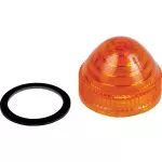 Harmony 9001K Plastikowa nasadka soczewki kopułowej, pomarańczowa, 30mm,  Nema 1/2/3/3R/4/4X/12/13, IP66
