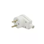 Wtyczka kątowa 16A 250V IP20 biała VWK 220-01