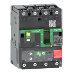 Wyłącznik, ComPacT NSXm, Mic4.1H, 160A, 3P, 70kA, Vigi, zaciskane końcówki kablowe