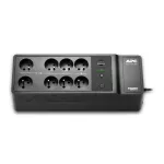 APC Back-UPS 850VA, 230V, porty ładowania USB Typ-C i A, 8 gniazd francuskich/belgijskich (2 przepięcia)