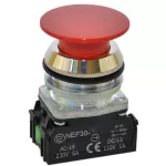 PROMET Przycisk NEF30-DXY/W3 czerwony