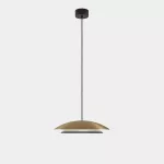 Pendant Noway Small LED 18.5W SW 2700-3000-4000K ON-OFF Matte gold 618lm 00-8391-DN-05