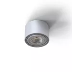 TUZ Z4Sh AR111 stropowy max. 1x60W, G53, 12V/AC, srebrny aluminiowy (mat struktura) RAL 9006