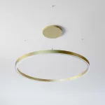 ALFREDO 1630/U wisząca DIRECT LED PHILIPS LV 109W/17946lm/4000K/TD/CAS, 230V, kolor złota (gładki mat)