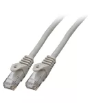 Patchcord RJ45 U/UTP kat. 6 LSZH CCA szary 1m