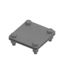 [OG] Złącze uniwersalne bednarka / bednarka 80x80mm