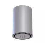 MINIMAL E3 stropowy max.1x60W, E27, 230V, srebrny aluminiowy (mat struktura) RAL 9006