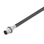 SAIE-M12S-8S0.5U HW Złącze okrągłe, do wbudowania (z kablem), nr.katalogowy 1341240050