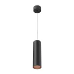 PIXO 210 wisząca max 1x50W, GU10, 230V, kolor miedzi, czarny głęboki (mat struktura) RAL 9005 T068E21Wh961116