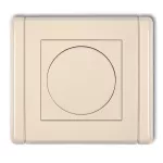 FLEXI Elektroniczny regulator oświetlenia przyciskowo-obrotowy do lamp LED beżowy