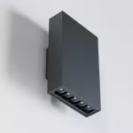 DENON K/02/2R5 kinkiet 2x15W/1500lm/34D/930, czarny głęboki (mat struktura) RAL 9005