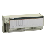 Modicon ABE7, podbaza do elektromechanicznych przekaźników, 16 kanałów, przekaźnik 10 mm