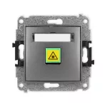 ICON Mechanizm gniazda światłowodowego/optycznego pojedynczego grafitowy