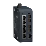 Modicon Switch Niezarządzalny - 6TX/2FX-SM