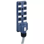 Modicon ABE9, pasywna skrzynka rozdzielcza, IP67, kabel 10 m, 8 kanałów ze złaczem M12