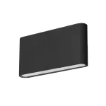 Wall fixture IP54 SLIM LED 10.3W LED warm-white 3000K ON-OFF Black 1200 PX-0563-NEG