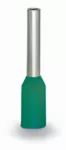 Tulejka do 0,34mm²/22 AWG z kołnierzem z tworzywa, zielony 216-322