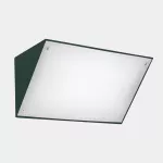 Wall fixture IP65 Curie PC 350mm LED 28.9W SW 2700-3200-4000K ON-OFF Fir green 2941lm 05-E138-E3-EH