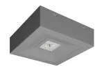 Oprawa LOVATO N LED 1W 145lm (opt. otwarta) do centralnej baterii szara