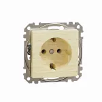 Gniazdo schuko, Sedna Design & Elements, brzoza